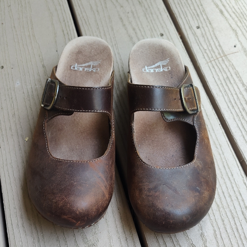 Dansko Leather Clogs size 38